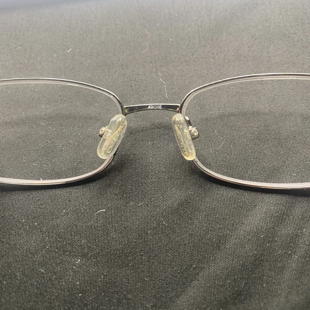 Coach Eyeglasses Women FRAME ONLY Gemma Full Rim 49-16-135 Dark Gun Metal 878
